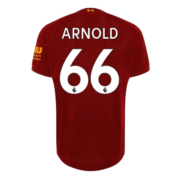 Maillot Football Liverpool NO.66 Arnold Domicile 2019-20 Rouge